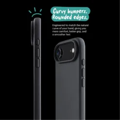 tineeOWL รุ่น DUNE (คลุมปุ่ม Camera Control) - เคส iPhone 17 Air - สี Almost Black