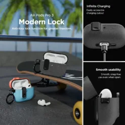 VRS รุ่น Modern Lock - เคส Airpods Pro 3 - สี Sand Stone