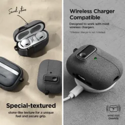 VRS รุ่น Modern Lock - เคส Airpods Pro 3 - สี Sand Stone