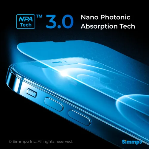 Simmpo รุ่น Anti-Blue Light Clear - ฟิล์มกระจก iPhone Air - Image 3