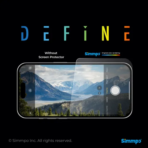Simmpo รุ่น Anti-Blue Light Clear - ฟิล์มกระจก iPhone Air - Image 4