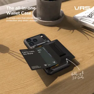 VRS รุ่น Damda Glide Hybrid - เคส iPhone 17 Pro Max - สี Black Groove