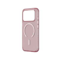 Rhinoshield รุ่น Clear with Camera Button (MagSafe) - เคส iPhone 17 Pro Max - สี Gleam Rose