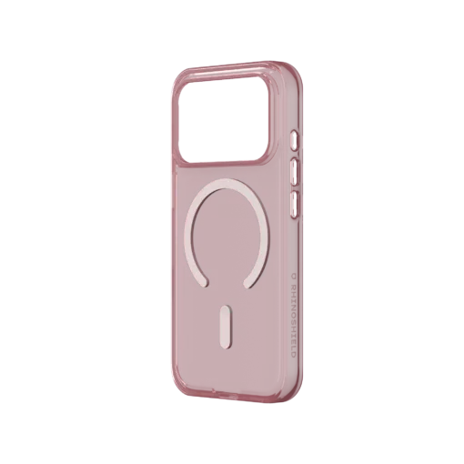Rhinoshield รุ่น Clear with Camera Button (MagSafe) - เคส iPhone 17 Pro Max - สี Gleam Rose - Image 2