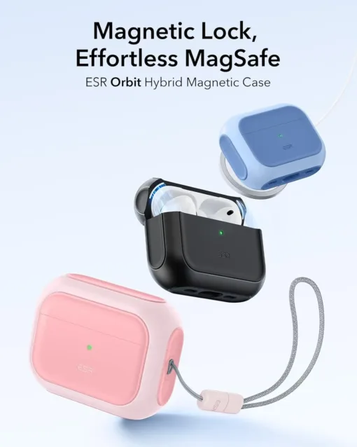 ESR รุ่น Orbit Hybrid Case (HaloLock) - เคส AirPods Pro 3 - สี White - Image 3
