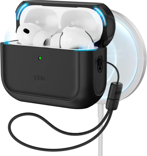 ESR รุ่น Orbit Hybrid Case (HaloLock) - เคส AirPods Pro 3 - สี Black - Image 2