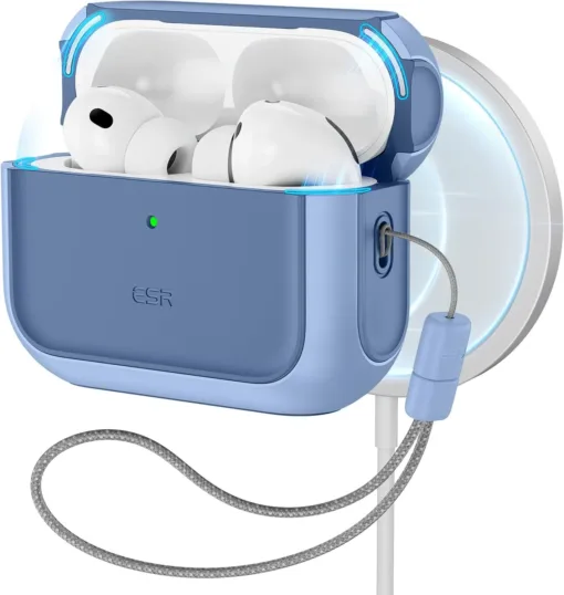 ESR รุ่น Orbit Hybrid Case (HaloLock) - เคส AirPods Pro 3 - สี Powder Blue - Image 2