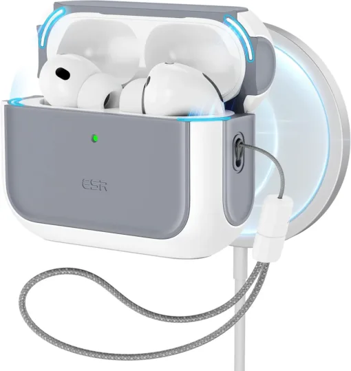 ESR รุ่น Orbit Hybrid Case (HaloLock) - เคส AirPods Pro 3 - สี White - Image 2