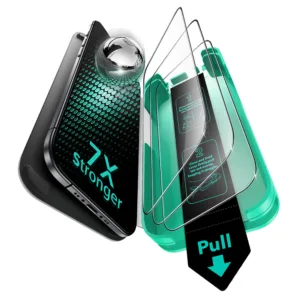 ESR รุ่น UltraFit Armorite Screen Protector - ฟิล์มหน้าจอ iPhone 17 Air - สี Clear (แพ็ค 2 ชิ้น)