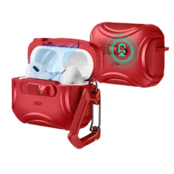 ESR รุ่น Cyber Armor FlickLock Case (HaloLock) - เคส AirPods Pro 3 - สี Red