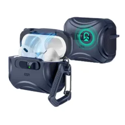 ESR รุ่น Cyber Armor FlickLock Case (HaloLock) - เคส AirPods Pro 3 - สี Dark Blue