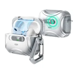 ESR รุ่น Cyber Armor FlickLock Case (HaloLock) - เคส AirPods Pro 3 - สี Grey