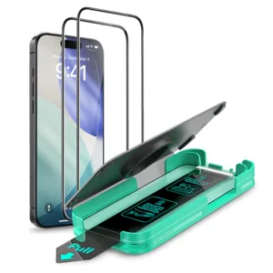 ESR รุ่น UltraFit Armorite Screen Protector - ฟิล์มหน้าจอ iPhone 17/16 Pro - สี Clear (แพ็ค 2 ชิ้น)