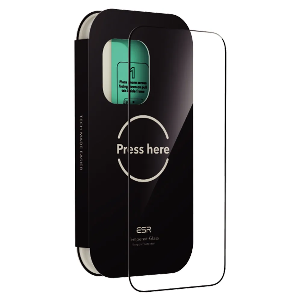 ESR รุ่น UltraFit Classic Screen Protector - ฟิล์มกระจก iPhone 17/16 Pro - สี Clear 1 ESR รุ่น UltraFit Classic Screen Protector - ฟิล์มกระจก iPhone 17/16 Pro - สี Clear