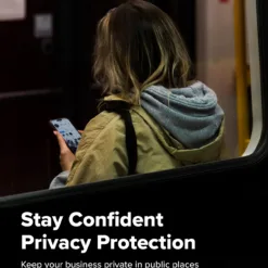 Ringke รุ่น Easy Slide Privacy Temper Glass - ฟิล์มกระจก iPhone 17 (ฟิล์ม 2 แผ่นพร้อมอุปกรณ์ติดตั้ง)