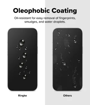 Ringke รุ่น Easy Slide Temper Glass - ฟิล์มกระจก iPhone 17 (ฟิล์ม 2 แผ่นพร้อมอุปกรณ์ติดตั้ง)