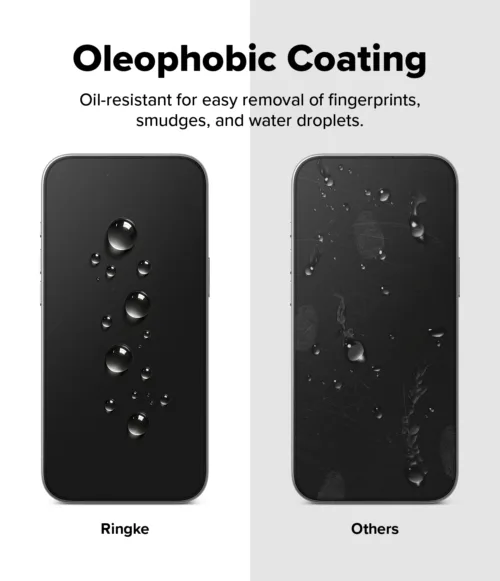 Ringke รุ่น Easy Slide Temper Glass - ฟิล์มกระจก iPhone 17 (ฟิล์ม 2 แผ่นพร้อมอุปกรณ์ติดตั้ง) - Image 4