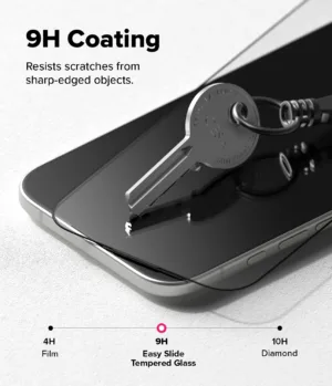 Ringke รุ่น Easy Slide Temper Glass - ฟิล์มกระจก iPhone 17 (ฟิล์ม 2 แผ่นพร้อมอุปกรณ์ติดตั้ง)