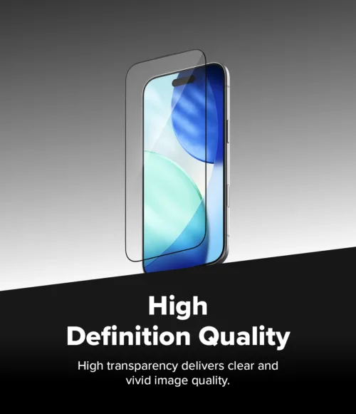 Ringke รุ่น Easy Slide Temper Glass - ฟิล์มกระจก iPhone 17 (ฟิล์ม 2 แผ่นพร้อมอุปกรณ์ติดตั้ง) - Image 2