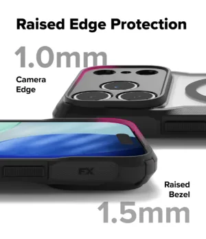 Ringke รุ่น Fusion X (Magnetic) - เคส iPhone 17 - สี Black