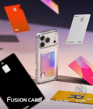 Ringke รุ่น Fusion Card - เคส iPhone 17 Pro Max - สี Clear
