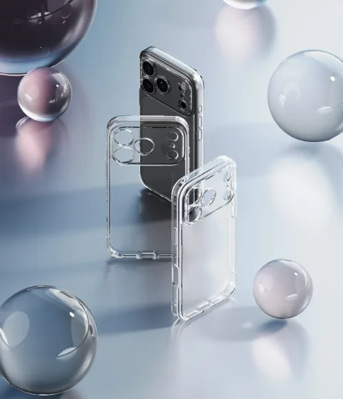 Ringke รุ่น Fusion - เคส iPhone 17 Pro - สี Matte Clear - Image 3