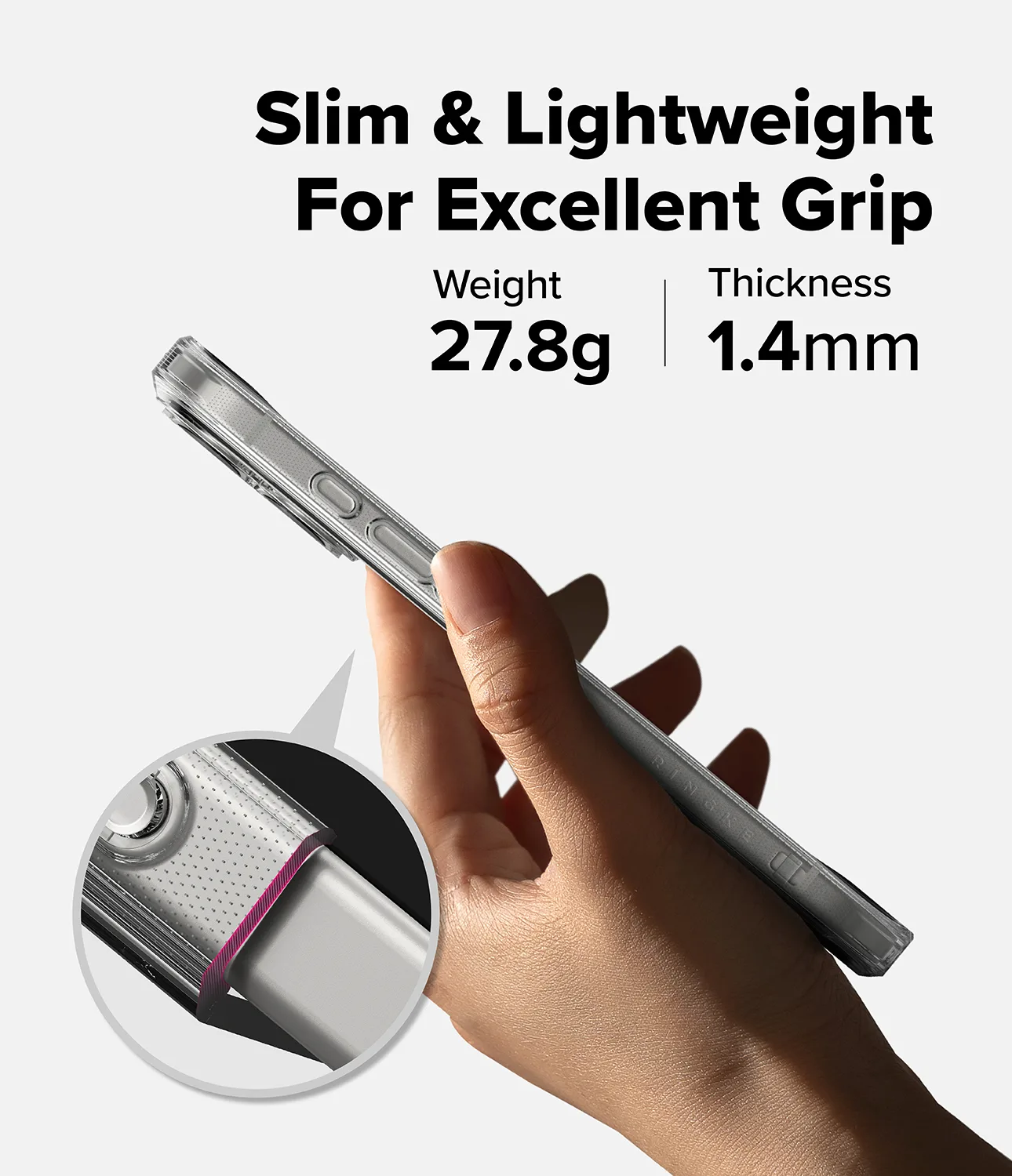 Ringke รุ่น Fusion - เคส iPhone 17 - สี Clear 3 Ringke รุ่น Fusion - เคส iPhone 17 - สี Clear - Image 3