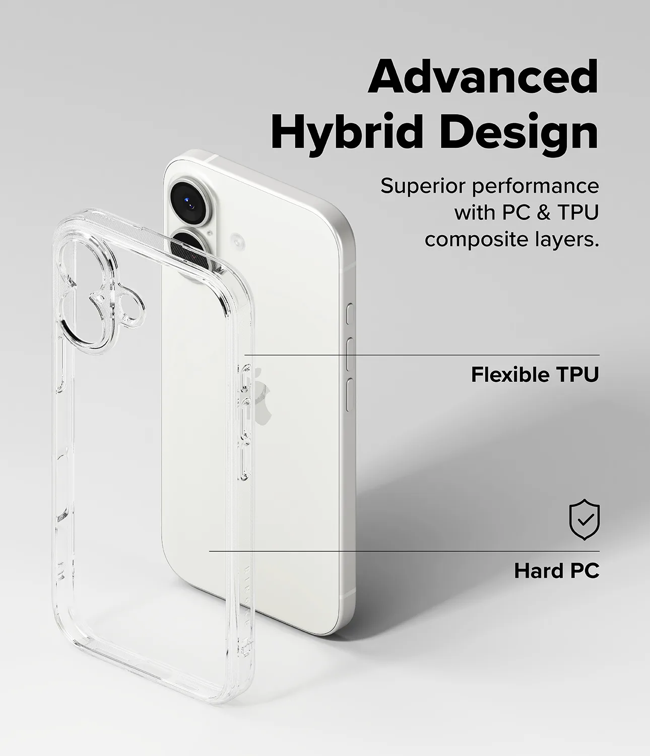 Ringke รุ่น Fusion - เคส iPhone 17 - สี Clear 5 Ringke รุ่น Fusion - เคส iPhone 17 - สี Clear - Image 5