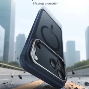 ESR รุ่น Classic Hybrid Case with Stash Stand (Camera Control Button) - เคส iPhone 17 Pro - สี Frosted Blue 10 ESR รุ่น Classic Hybrid Case with Stash Stand (Camera Control Button) - เคส iPhone 17 Pro - สี Frosted Blue