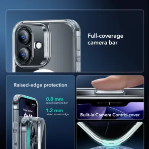 ESR รุ่น Classic Hybrid Case (Camera Control Button) - Bundle Set - เคสรวมฟิล์มในชุด iPhone 17 - สี Clear 11 ESR รุ่น Classic Hybrid Case (Camera Control Button) - Bundle Set - เคสรวมฟิล์มในชุด iPhone 17 - สี Clear