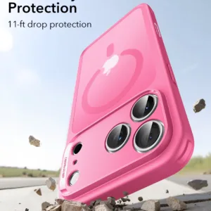 ESR รุ่น Classic Hybrid Case (Camera Control Button) - เคส iPhone 17 Pro Max - สี Frosted Pink 9 ESR รุ่น Classic Hybrid Case (Camera Control Button) - เคส iPhone 17 Pro Max - สี Frosted Pink