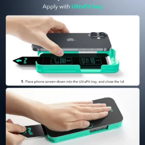 ESR รุ่น UltraFit Armorite Privacy Screen Protector - ฟิล์มหน้าจอ iPhone 17/16 Pro (แพ็ค 3 ชิ้น) 13 ESR รุ่น UltraFit Armorite Privacy Screen Protector - ฟิล์มหน้าจอ iPhone 17/16 Pro (แพ็ค 3 ชิ้น)