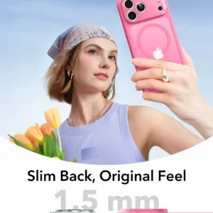 ESR รุ่น Classic Hybrid Case (Camera Control Button) - เคส iPhone 17 Pro Max - สี Frosted Pink 11 ESR รุ่น Classic Hybrid Case (Camera Control Button) - เคส iPhone 17 Pro Max - สี Frosted Pink