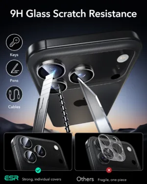 [Pre-Order] ESR รุ่น Armorite Camera Lens - กระจกเลนส์กล้อง iPhone 17/16/15/14 (เฉพาะ Pro /Pro Max)