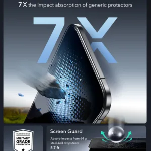 ESR รุ่น UltraFit Armorite Privacy Screen Protector - ฟิล์มหน้าจอ iPhone Air (แพ็ค 3 ชิ้น) 11 ESR รุ่น UltraFit Armorite Privacy Screen Protector - ฟิล์มหน้าจอ iPhone Air (แพ็ค 3 ชิ้น)