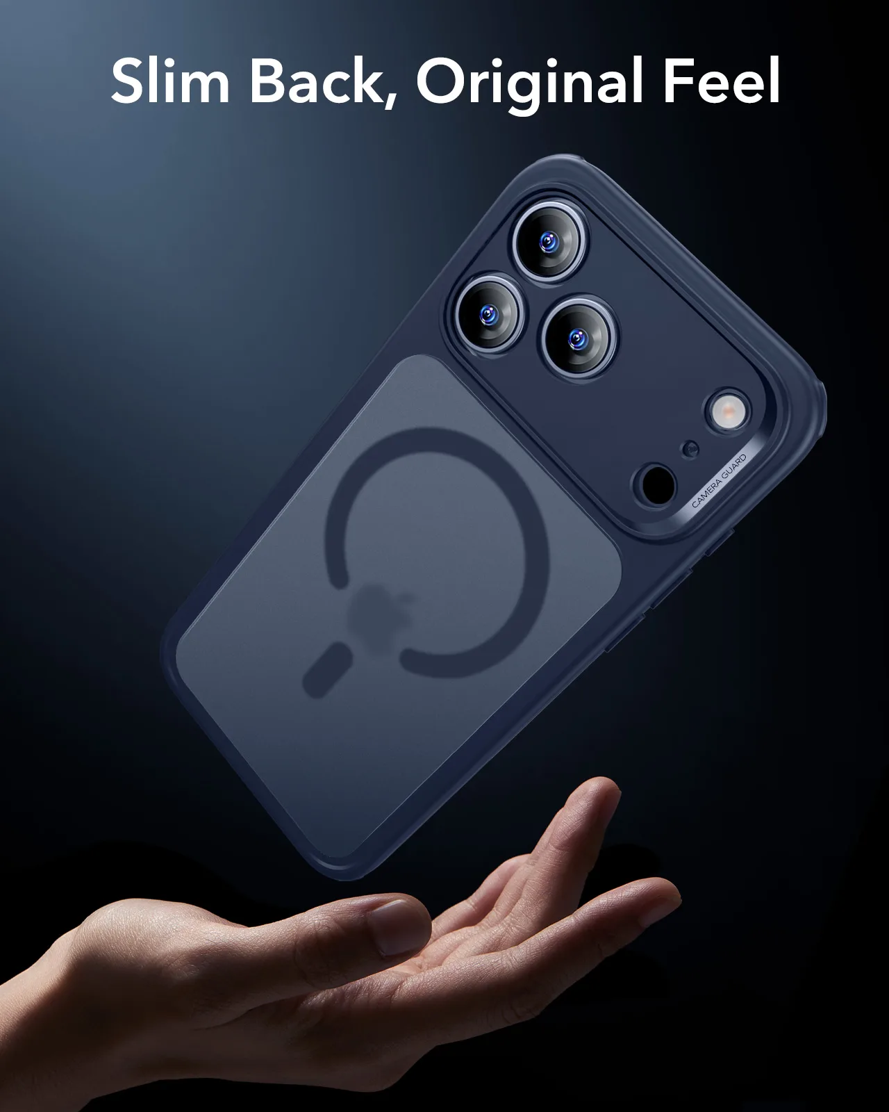 ESR รุ่น Classic Hybrid Case (Camera Control Button) - เคส iPhone 17 Pro Max - สี Frosted Blue 7 ESR รุ่น Classic Hybrid Case (Camera Control Button) - เคส iPhone 17 Pro Max - สี Frosted Blue - Image 7