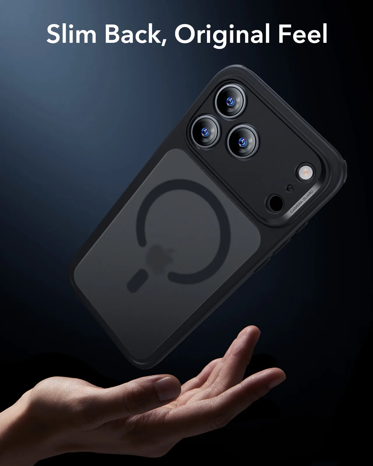 ESR รุ่น Classic Hybrid Case (Camera Control Button) - เคส iPhone 17 Pro - สี Frosted Black 7 ESR รุ่น Classic Hybrid Case (Camera Control Button) - เคส iPhone 17 Pro - สี Frosted Black - Image 7