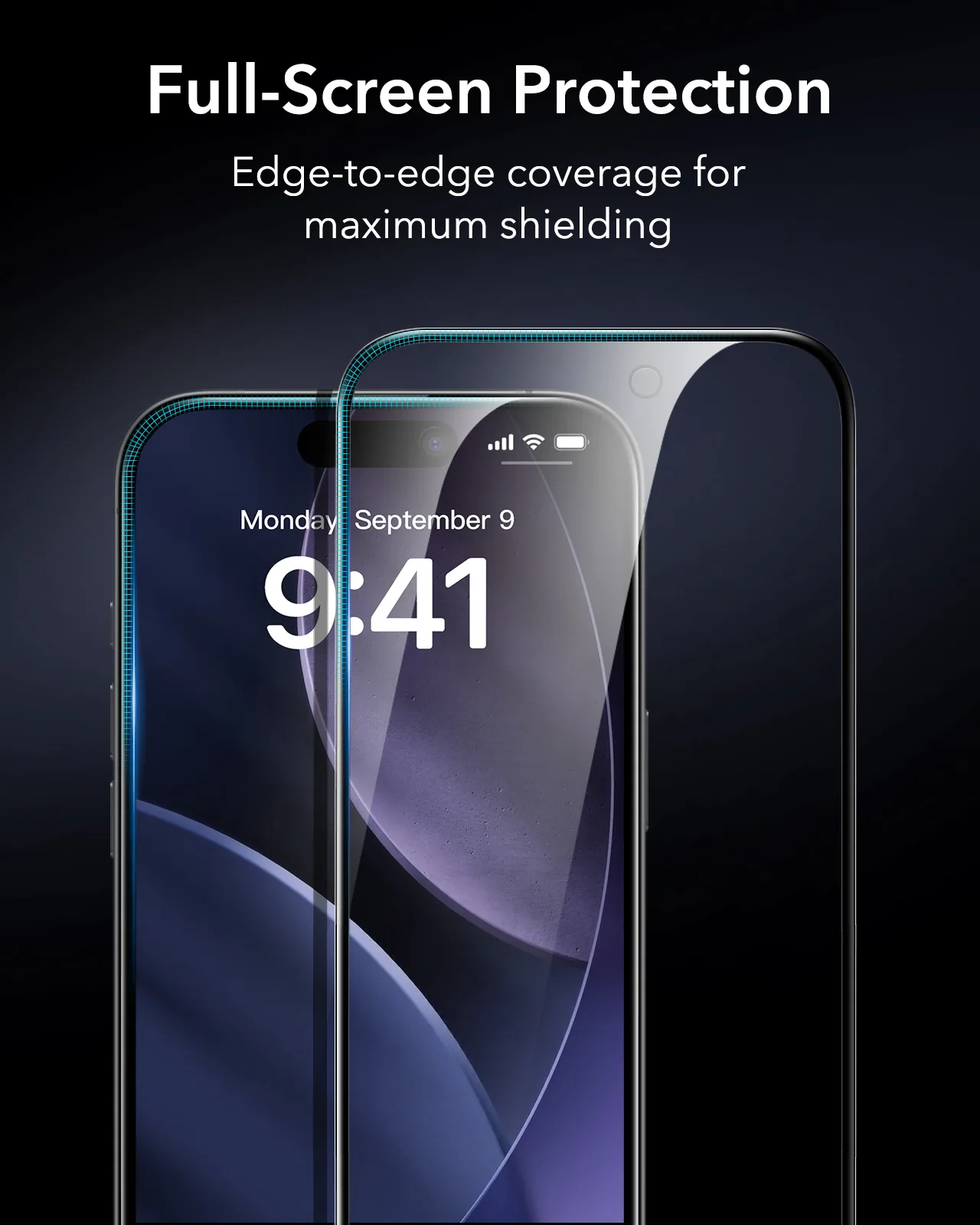 ESR รุ่น UltraFit Armorite Privacy Screen Protector - ฟิล์มหน้าจอ iPhone 17/16 Pro (แพ็ค 3 ชิ้น) 3 ESR รุ่น UltraFit Armorite Privacy Screen Protector - ฟิล์มหน้าจอ iPhone 17/16 Pro (แพ็ค 3 ชิ้น) - Image 3