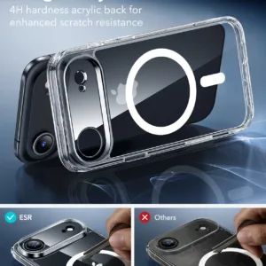 ESR รุ่น Classic Hybrid Case (Camera Control Button) - Bundle Set - เคสรวมฟิล์มในชุด iPhone Air - สี Clear 14 ESR รุ่น Classic Hybrid Case (Camera Control Button) - Bundle Set - เคสรวมฟิล์มในชุด iPhone Air - สี Clear