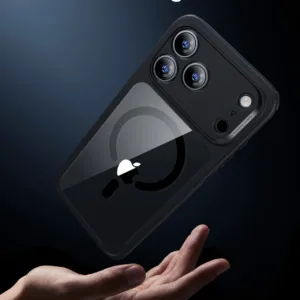 ESR รุ่น Classic Hybrid Case (Camera Control Button) - Bundle Set - เคสรวมฟิล์มในชุด iPhone 17 Pro Max - สี Clear Black
