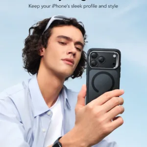 ESR รุ่น Classic Hybrid Case with Stash Stand (Camera Control Button) - เคส iPhone 17 Pro Max - สี Frosted Black 10 ESR รุ่น Classic Hybrid Case with Stash Stand (Camera Control Button) - เคส iPhone 17 Pro Max - สี Frosted Black