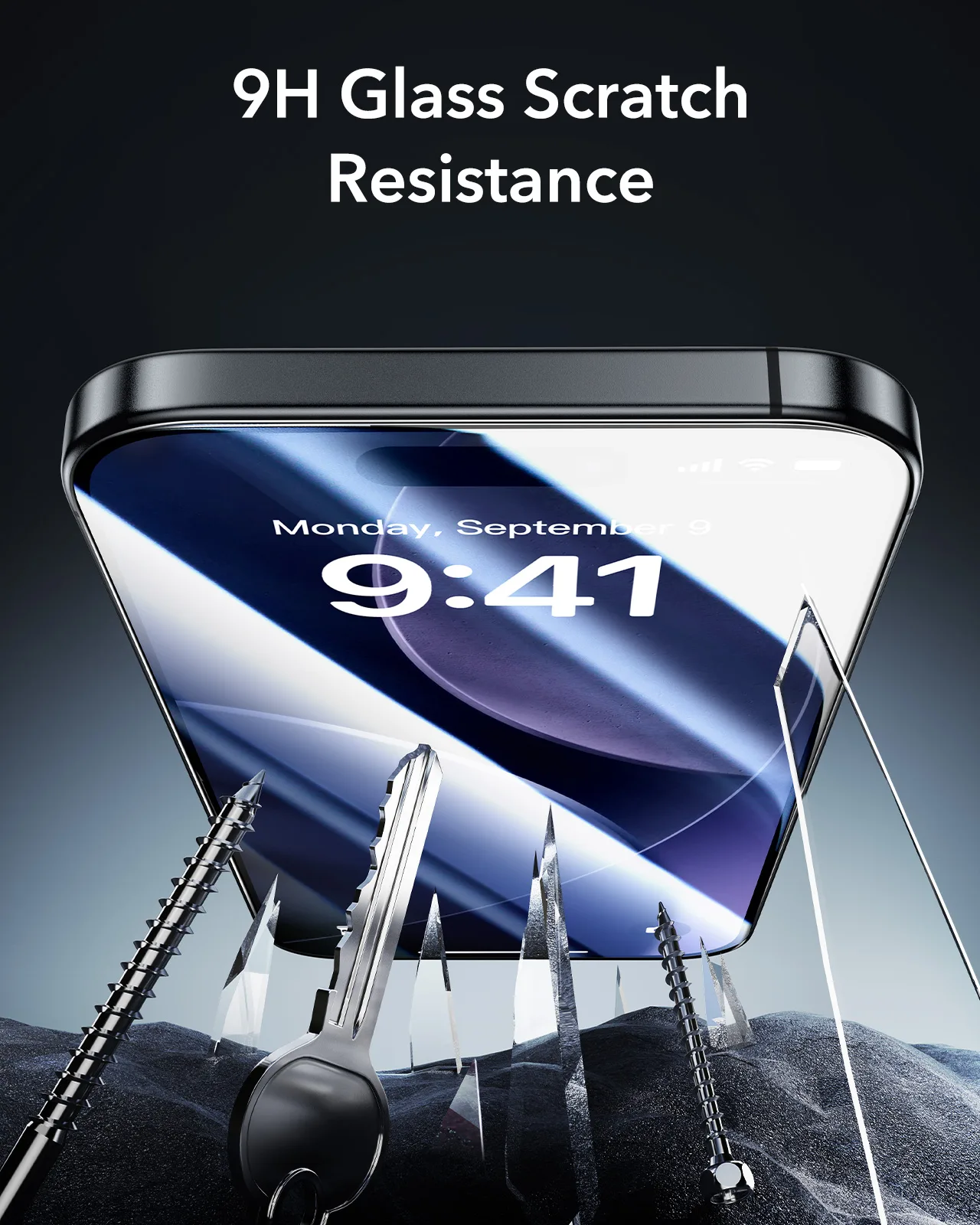 ESR รุ่น UltraFit Armorite Privacy Screen Protector - ฟิล์มหน้าจอ iPhone 17/16 Pro (แพ็ค 3 ชิ้น) 2 ESR รุ่น UltraFit Armorite Privacy Screen Protector - ฟิล์มหน้าจอ iPhone 17/16 Pro (แพ็ค 3 ชิ้น) - Image 2