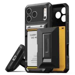 VRS รุ่น Damda Glide Hybrid - เคส iPhone 17 Pro Max - สี Black Groove