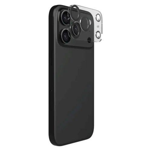 QDOS รุ่น OptiMax - กระจกเลนส์กล้อง iPhone 17 Pro Max - สี Clear - Image 2