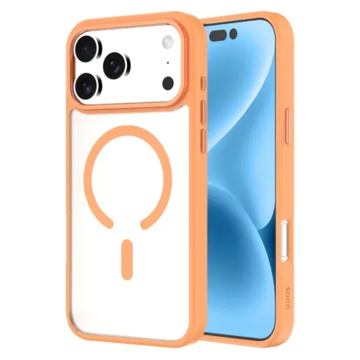 QDOS รุ่น Hybrid Soft - เคส iPhone 17 Pro Max - สี Orange - Image 4