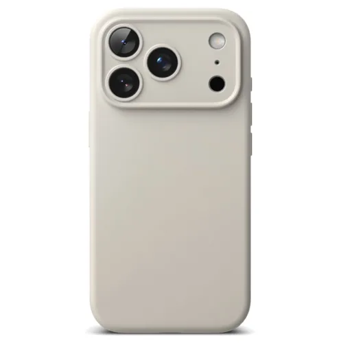Ringke รุ่น Silicone (Magnetic) - เคส iPhone 17 Pro Max - สี Stone