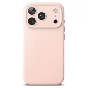 Ringke รุ่น Silicone (Magnetic) - เคส iPhone 17 Pro Max - สี Pink Sand
