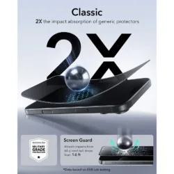 ESR รุ่น UltraFit Classic Privacy Screen Protector - ฟิล์มหน้าจอ iPhone Air (แพ็ค 3 ชิ้น) 12 ESR รุ่น UltraFit Classic Privacy Screen Protector - ฟิล์มหน้าจอ iPhone Air (แพ็ค 3 ชิ้น)