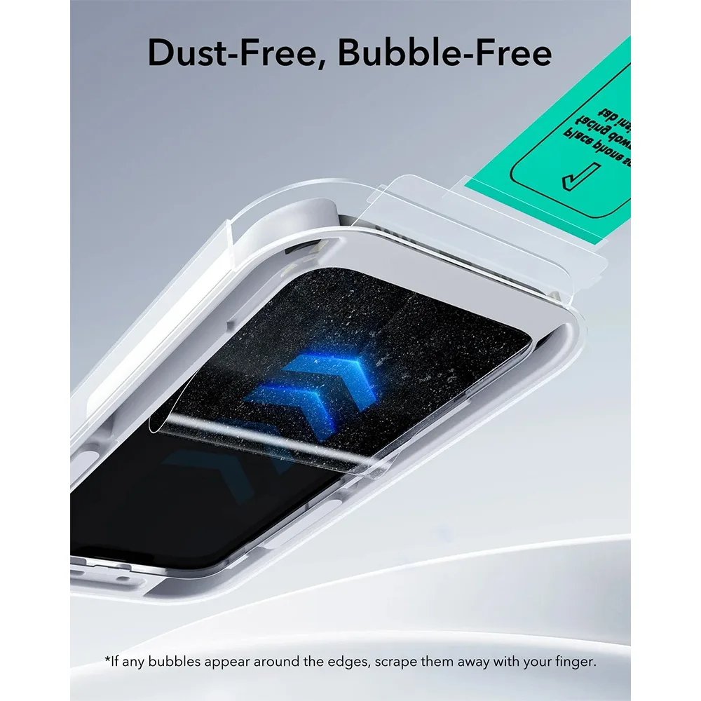 ESR รุ่น UltraFit Classic Privacy Screen Protector - ฟิล์มหน้าจอ iPhone Air (แพ็ค 3 ชิ้น) 6 ESR รุ่น UltraFit Classic Privacy Screen Protector - ฟิล์มหน้าจอ iPhone Air (แพ็ค 3 ชิ้น) - Image 6