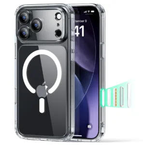 ESR รุ่น Classic Hybrid Case (Camera Control Button) - เคส iPhone 17 Pro Max - สี Clear